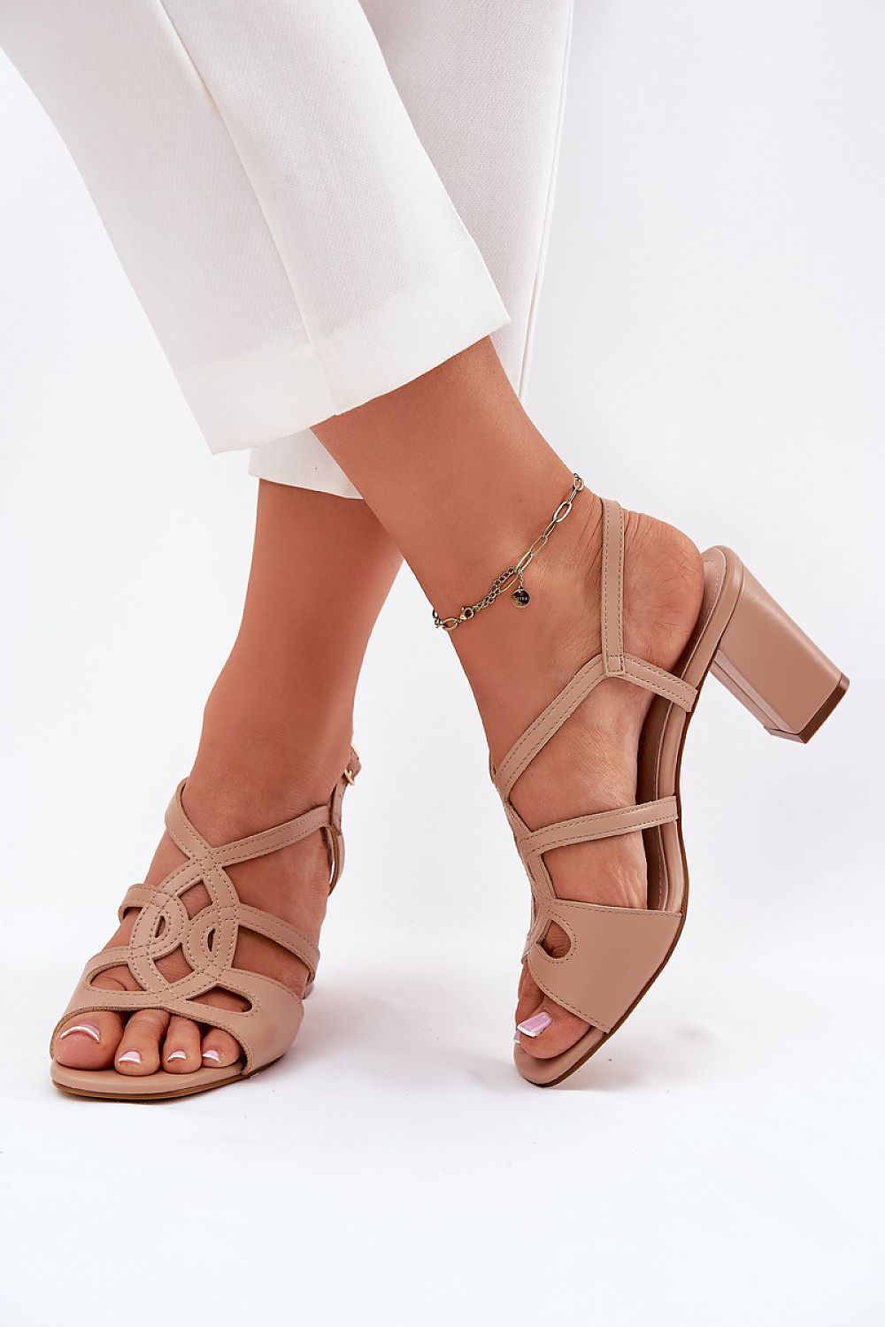 sandalen op hak model 212835 Step in style