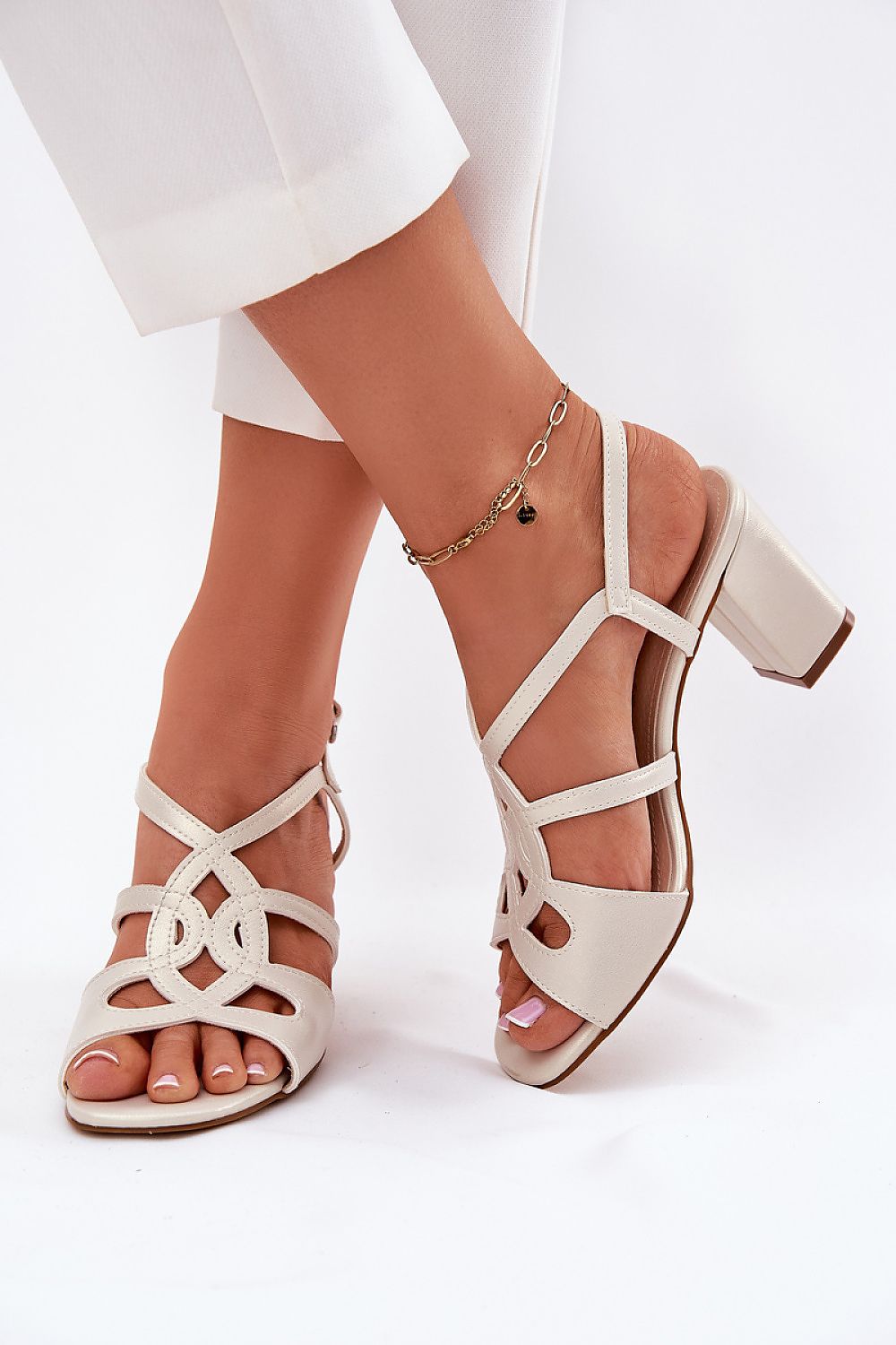sandalen op hak model 212837 Step in style