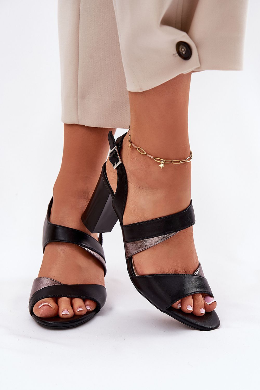 sandalen op hak model 212908 Step in style