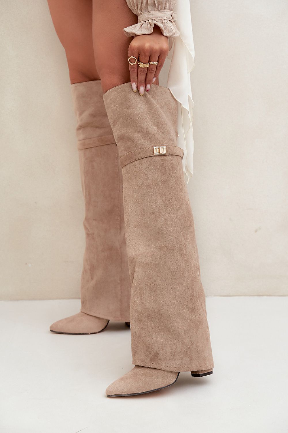 Laarzen met hoge hakken model 217225 Step in style