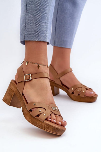  sandalen op hak model 196336 Step in style 