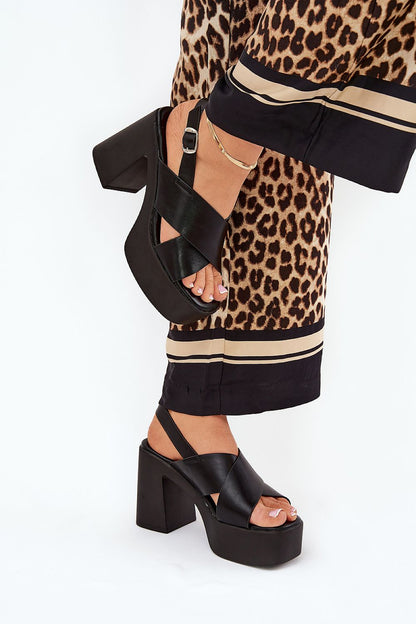  sandalen op hak model 210801 Step in style 