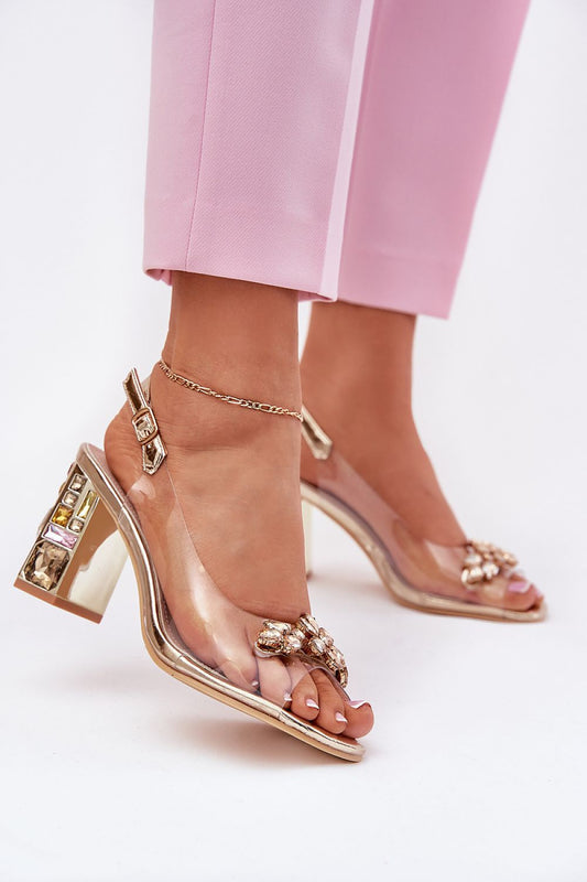 sandalen op hak model 213182 Step in style